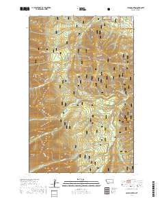 USGS US Topo 7.5-minute map for Cable Mountain MT 2020