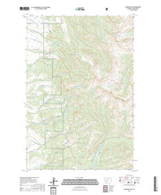 US Topo 7.5-minute map for Campfire Lake MT