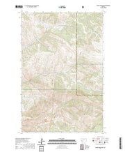 US Topo 7.5-minute map for Candle Mountain MT