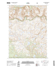 US Topo 7.5-minute map for Castle Mountain MTWY
