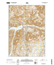 USGS US Topo 7.5-minute map for Cooney Reservoir MT 2020