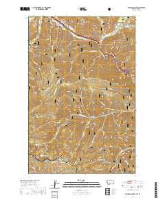 USGS US Topo 7.5-minute map for De Borgia South MTID 2020