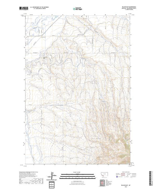 US Topo 7.5-minute map for Dillon East MT – American Map Store