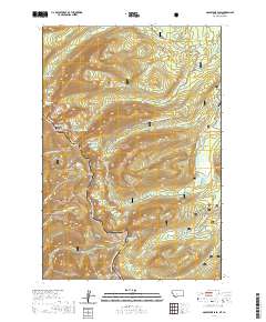 USGS US Topo 7.5-minute map for Goldstone Pass MTID 2020