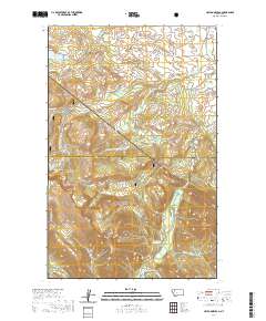 USGS US Topo 7.5-minute map for Half Dome Crag MT 2020 – American Map Store