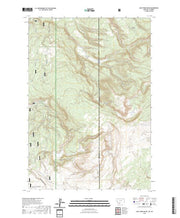 US Topo 7.5-minute map for Jack Straw Basin MTWY