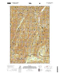 USGS US Topo 7.5-minute map for Lolo Hot Springs MTID 2020