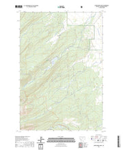 US Topo 7.5-minute map for Lower Miner Lakes MT