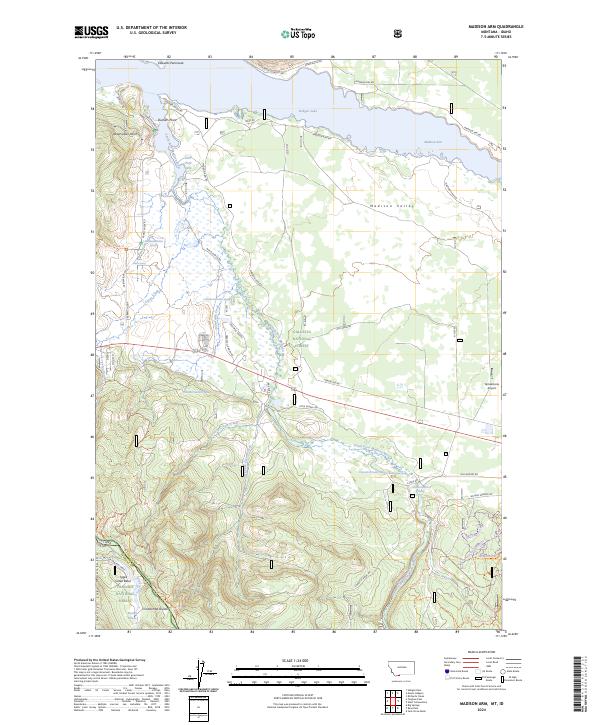 US Topo 7.5-minute map for Madison Arm MTID