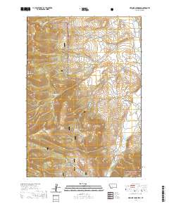 USGS US Topo 7.5-minute map for Medicine Lodge Peak MT 2020