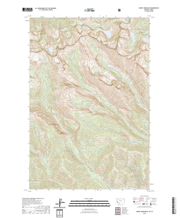 US Topo 7.5-minute map for Mount Jerusalem MTID