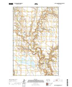 USGS US Topo 7.5-minute map for North Chinook Reservoir MT 2020