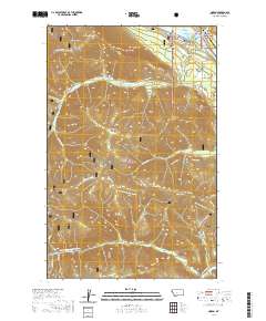 USGS US Topo 7.5-minute map for Noxon MT 2020