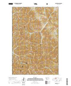 USGS US Topo 7.5-minute map for Rogers Pass MT 2020