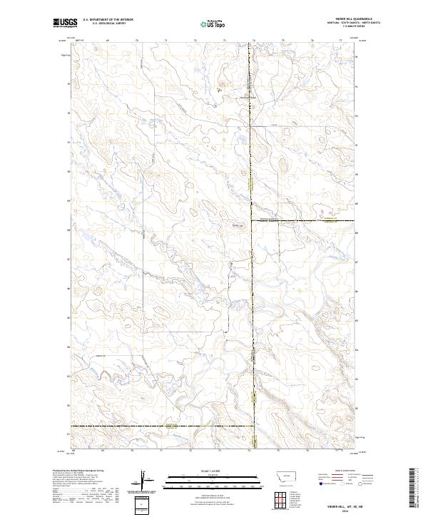 US Topo 7.5-minute map for Snider Hill MTSDND