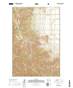 USGS US Topo 7.5-minute map for Sunrise Spring MT 2020