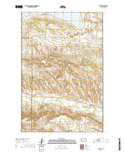 USGS US Topo 7.5-minute map for Teigen MT 2020