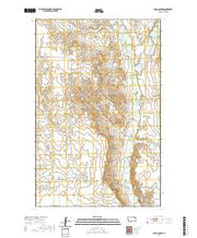 USGS US Topo 7.5-minute map for Uhlan Coulee MT 2020