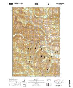 USGS US Topo 7.5-minute map for Upper Jocko Lake MT 2020