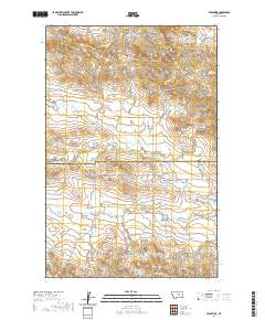 USGS US Topo 7.5-minute map for Valentine MT 2020