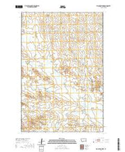 USGS US Topo 7.5-minute map for Van Burton Creek MT 2020