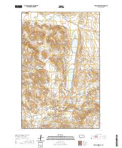 USGS US Topo 7.5-minute map for Veseth Reservoir MT 2020