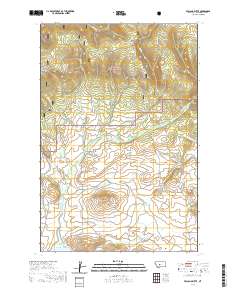 USGS US Topo 7.5-minute map for Volcano Butte MT 2020