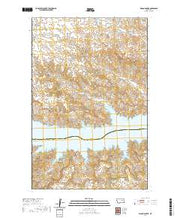 USGS US Topo 7.5-minute map for Wagon Coulee MT 2020