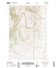 US Topo 7.5-minute map for Wallrock MT