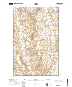 USGS US Topo 7.5-minute map for Wards Dam MT 2020