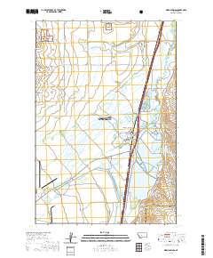 USGS US Topo 7.5-minute map for Warm Springs MT 2020