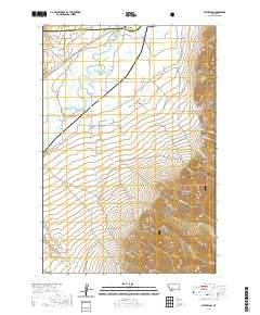 USGS US Topo 7.5-minute map for Waterloo MT 2020