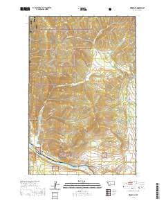 USGS US Topo 7.5-minute map for Weeksville MT 2020