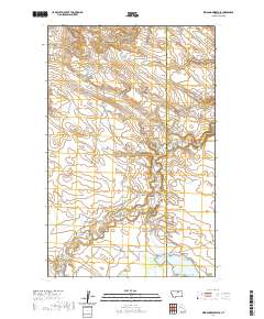 USGS US Topo 7.5-minute map for Weigand Reservoir MT 2020