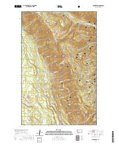 USGS US Topo 7.5-minute map for Werner Peak MT 2020