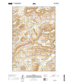 USGS US Topo 7.5-minute map for Wetzel MT 2020