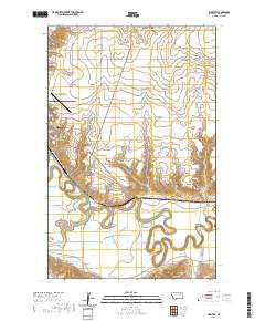 USGS US Topo 7.5-minute map for Whately MT 2020