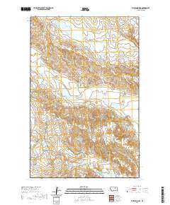 USGS US Topo 7.5-minute map for Whitcomb Lake MT 2020