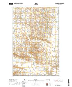 USGS US Topo 7.5-minute map for White Horse Coulee MT 2020