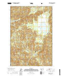 USGS US Topo 7.5-minute map for Whitetail Peak MT 2020