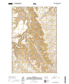 USGS US Topo 7.5-minute map for Wild Bill Flat East MT 2020