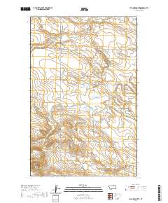 USGS US Topo 7.5-minute map for Wild Horse Butte MT 2020