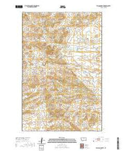 USGS US Topo 7.5-minute map for Williamson Butte MT 2020