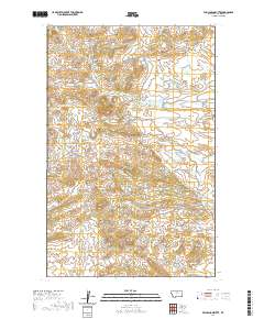 USGS US Topo 7.5-minute map for Williamson Butte MT 2020