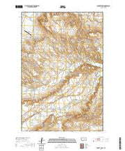 USGS US Topo 7.5-minute map for Winnett South MT 2020