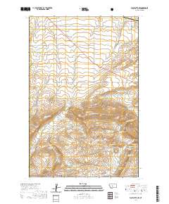 USGS US Topo 7.5-minute map for Wolf Butte NW MT 2020