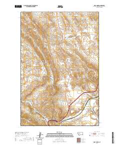 USGS US Topo 7.5-minute map for Wolf Creek MT 2020