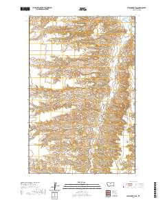 USGS US Topo 7.5-minute map for Wolf Creek Falls MT 2020