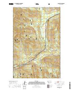 USGS US Topo 7.5-minute map for Wolf Prairie MT 2020