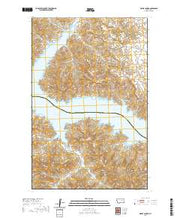 USGS US Topo 7.5-minute map for Wolfe Coulee MT 2020